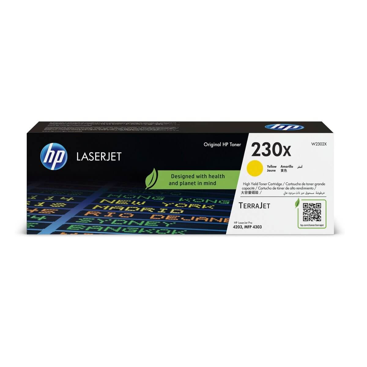 Toner HP W2152XC W2302X 230X Amarelo p/ 4201 4202 4203 | Original 5.5K - Impressorajato
